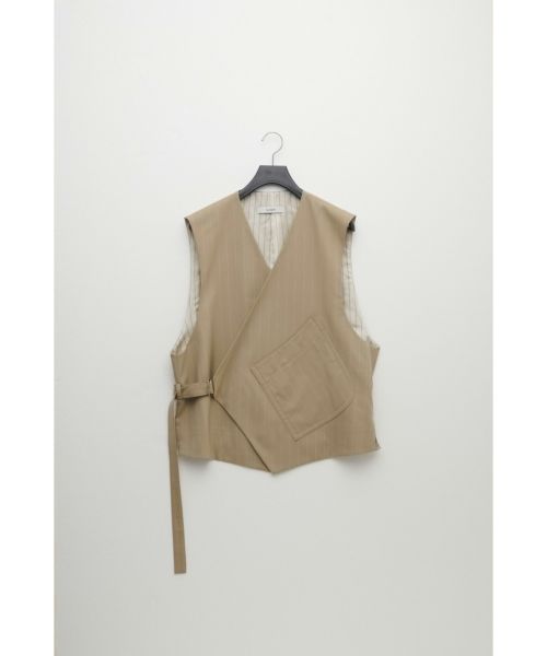 UJOH(ウジョー)】 Belted Vest｜PARIGOT ONLINE（パリゴオンライン）