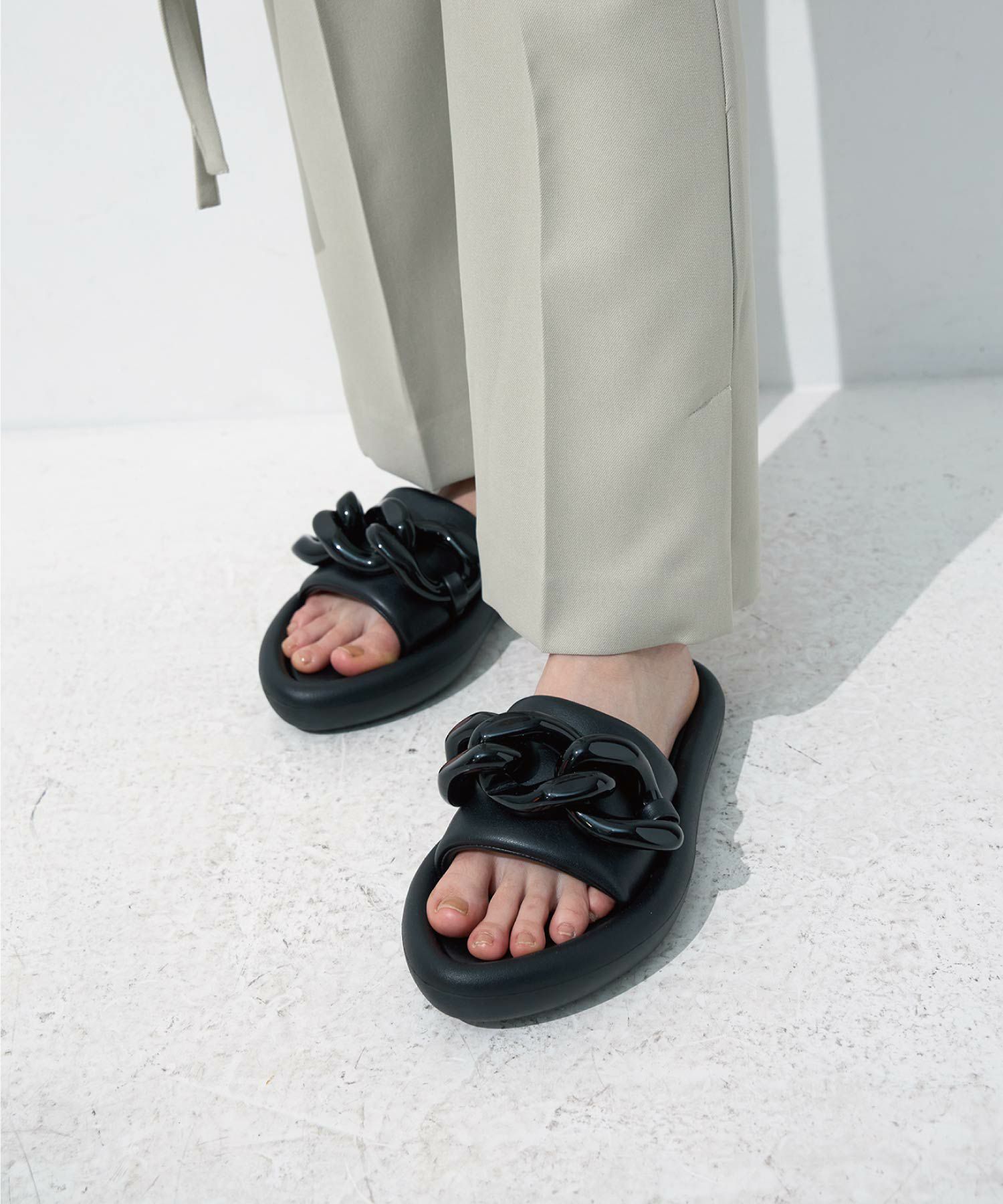 STELLA McCARTNEY(ステラ マッカートニー)】 エアスライド サンダル  