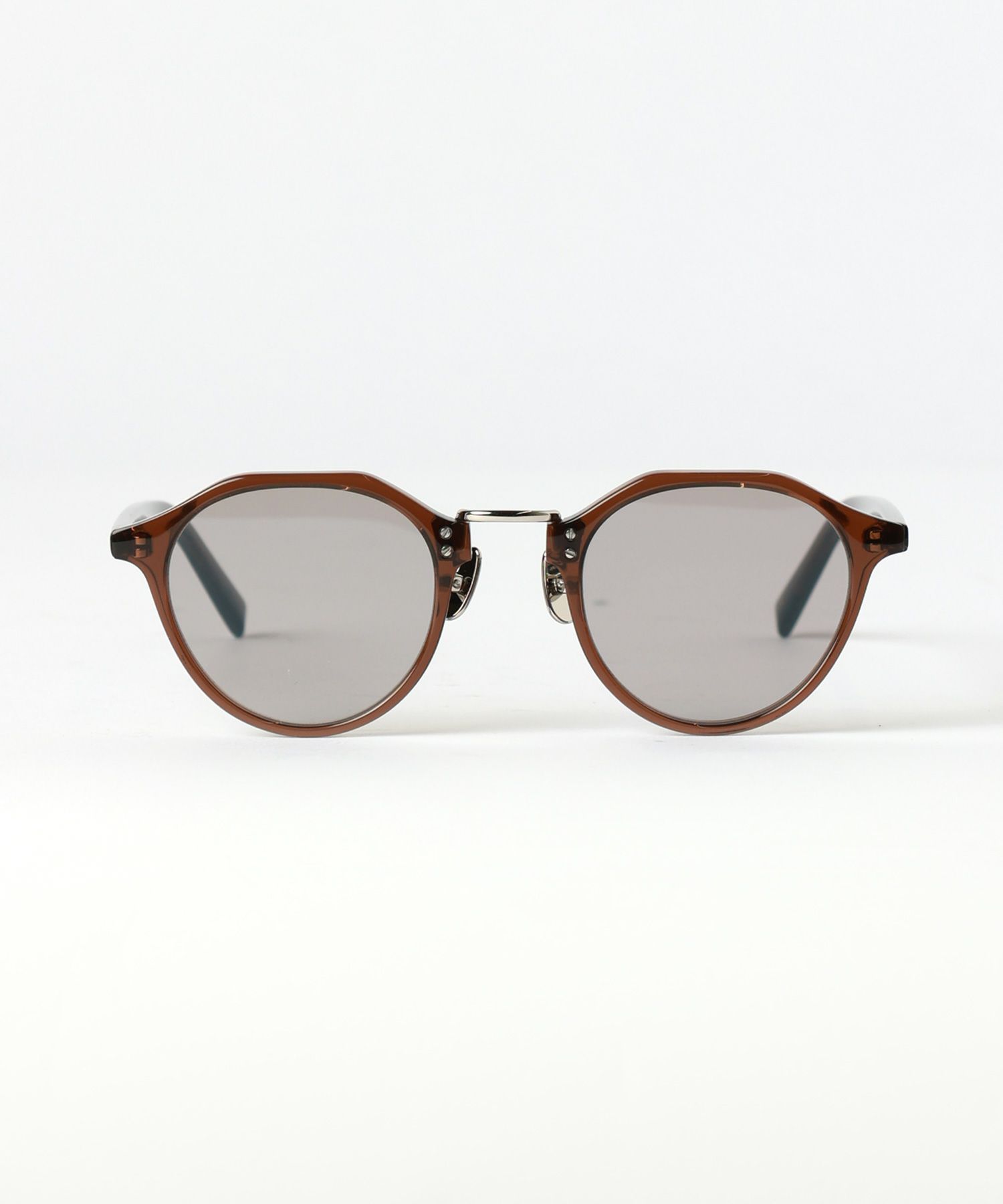 Clear Brown/Silver/Gray