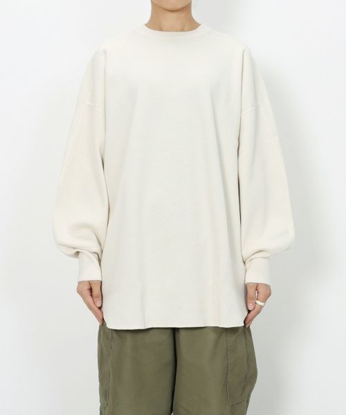 HYKE(ハイク)】 THERMAL SHIRT/BIG FIT｜PARIGOT ONLINE（パリゴ 