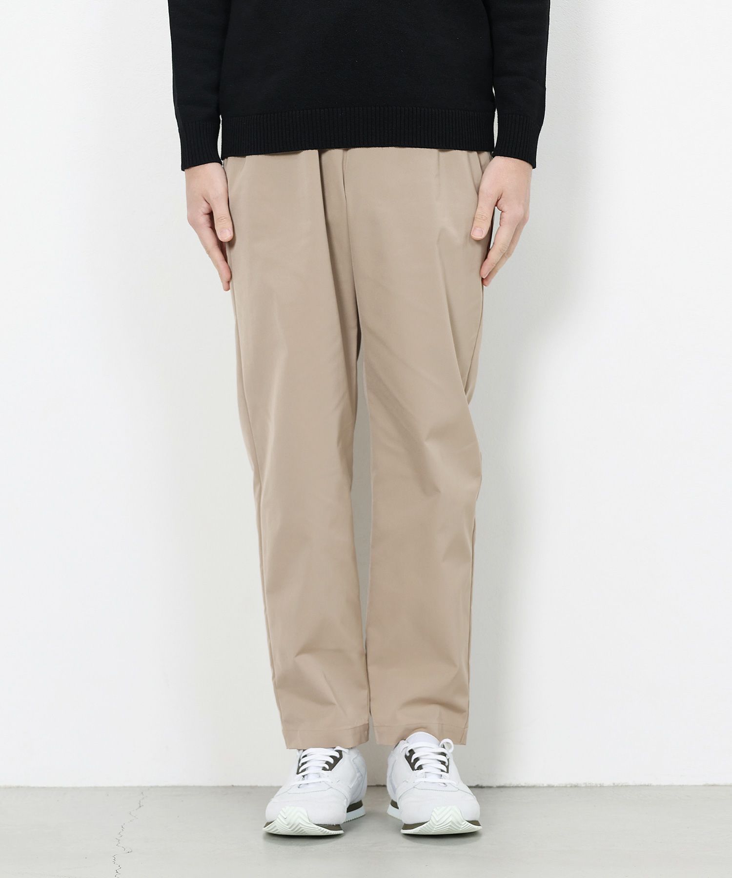 HYKE ハイク 24SS 日本製 DOESKIN TAPERED PANTS ドスキンテーパード  