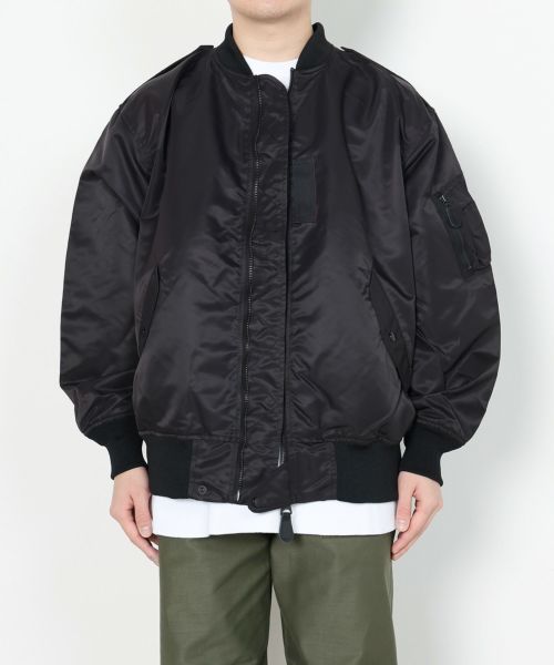 HYKE L-2A JACKET Genderless BLACK size5 ハイク ジャケット/アウター