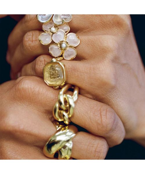 GOOSSENS Paris(グーセンスパリ)】 Cabochons squared ring