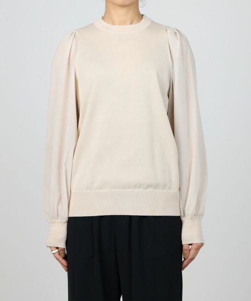 HYKE＊CREW NECK KNIT | www.jarussi.com.br