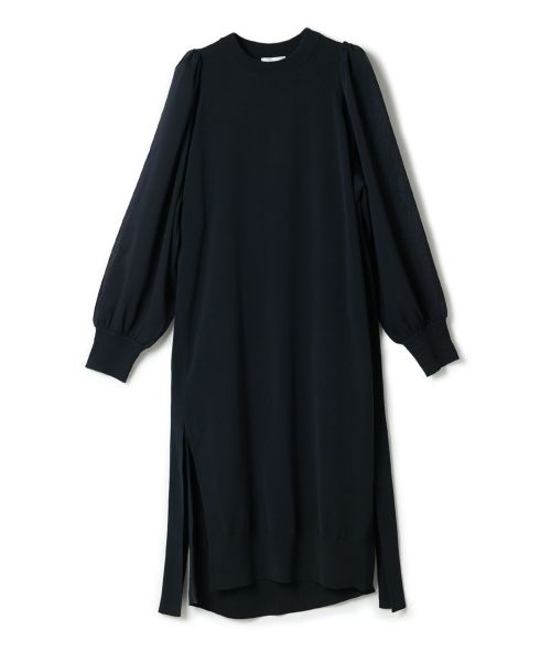 販売管理 HYKE CREW NECK SWEATER DRESS クルーネック ニット ニット