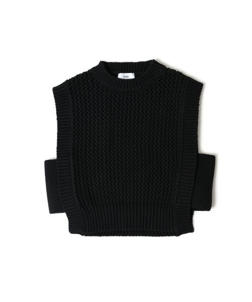 ベンチ 収納付 HYKE CROCHETED CROPPED SWEATER TOP