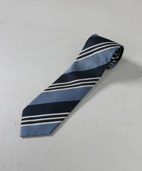 Holliday & Brown(ホリデーアンドブラウン)】 シルクレジメンタルタイ