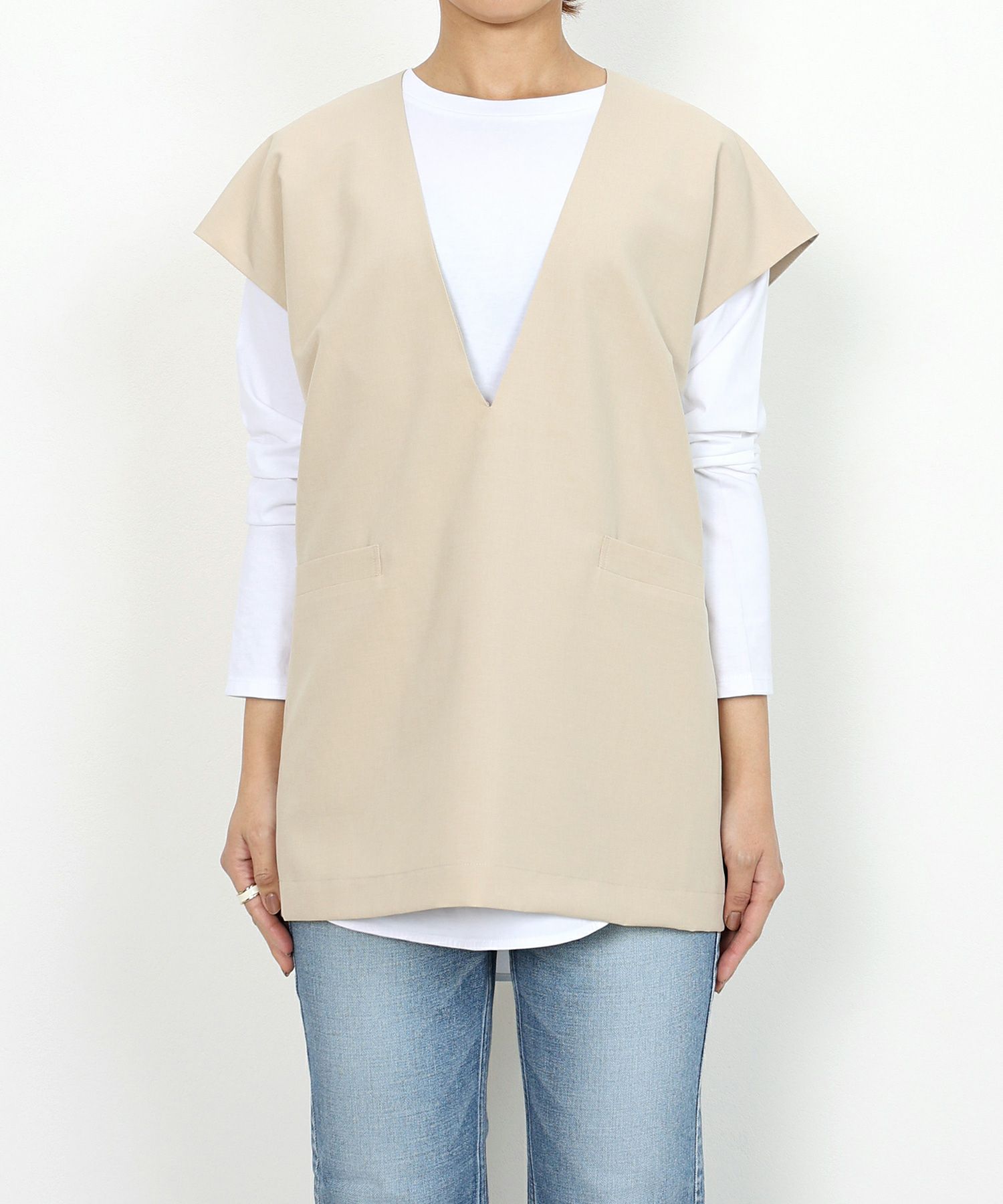 BEIGE H168 着用サイズ：FREE