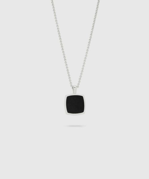 TOM WOOD(トムウッド)】 Cushion Pendant Onyx ネックレス