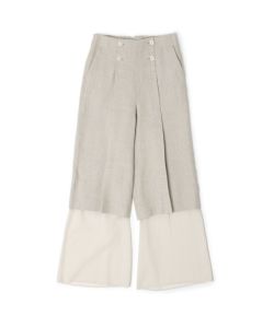 HYKE(ハイク)】 LINEN LAYERED PANTS｜PARIGOT ONLINE（パリゴオンライン）