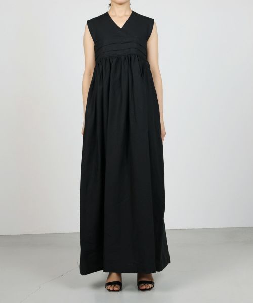 HYKE LINEN MAXI DRESS 1 ハイク ドレス マキシドレス-