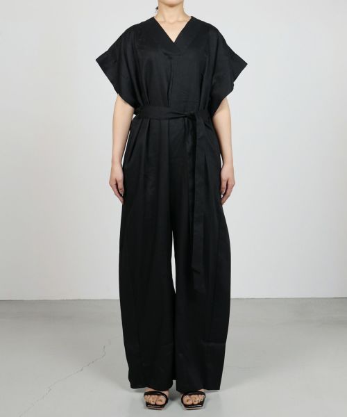 HYKE(ハイク)】 LINEN JUMPSUIT｜PARIGOT ONLINE（パリゴオンライン）