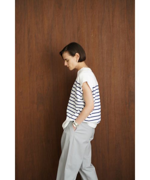 CLANE(クラネ)】 WIDE HENLEY NECK N/S BORDER TOPS｜PARIGOT ONLINE