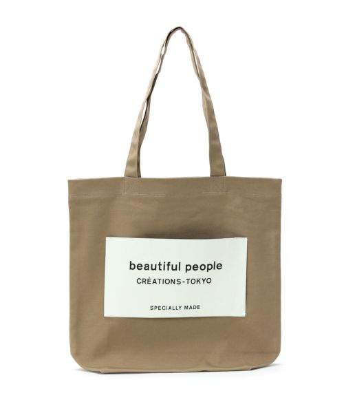 beautiful people(ビューティフルピープル)】 bp big name tote SDGs ...