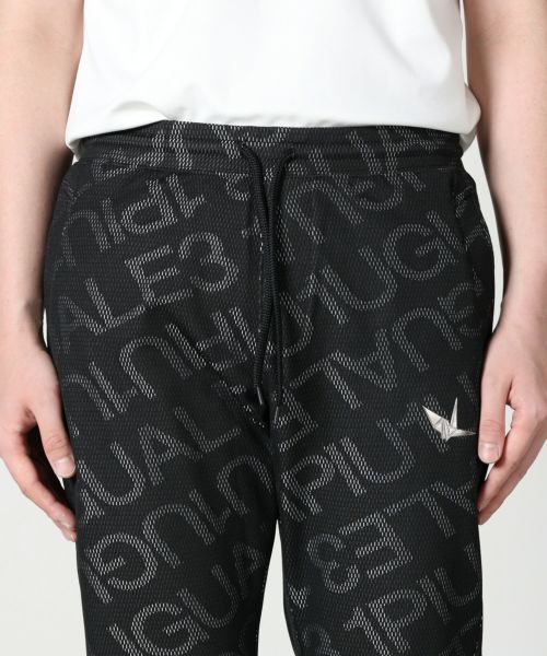 メンズウェア 1piu1uguale3 KNIT SHORTS JAQURED LOGO Air Jordan Jumpman Large Logo Printing Sports Knit Shorts Black