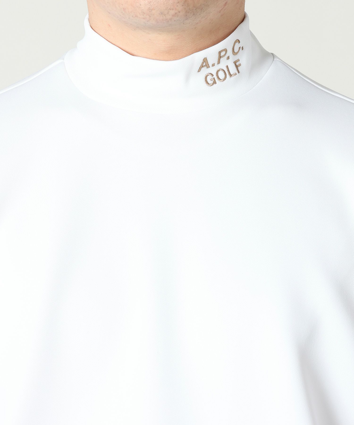 A.P.C. GOLF(アーペーセーゴルフ)】 モックネックロングスリーブシャツ 