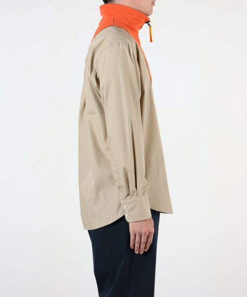 トップス kolor beacon Kolor Beacon Men's Green Half Zip Pullover Sweatshirt, Brand