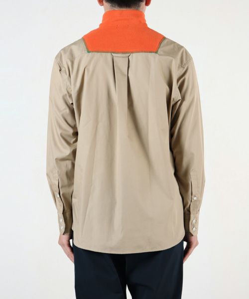 トップス kolor beacon Kolor Beacon Men's Green Half Zip Pullover Sweatshirt, Brand