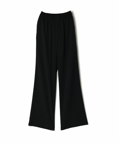 HYKE ハイク/STRETCH WIDE LEG PANTS/黒 サイズ２ | www.fleettracktz.com