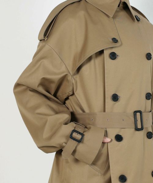 美品　HYKE TRENCH COAT/BIG FIT SIZE 1 HYKE TRENCH BIG FIT｜トゥモローランド 公式通販
