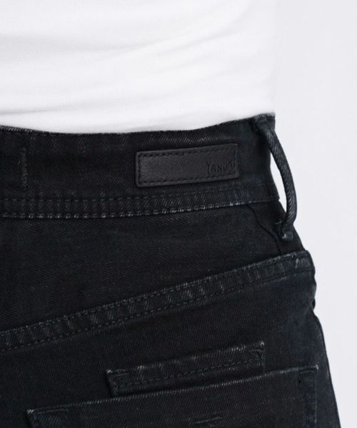 hideyanuk Lea ストレート ビンテージブラック size25 ボーイズストレート