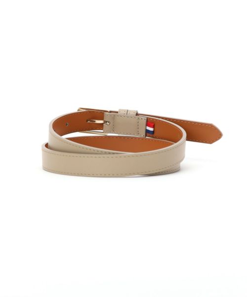 MAISON BOINET(メゾンボワネ)】 ゴールドバックルレザーベルト