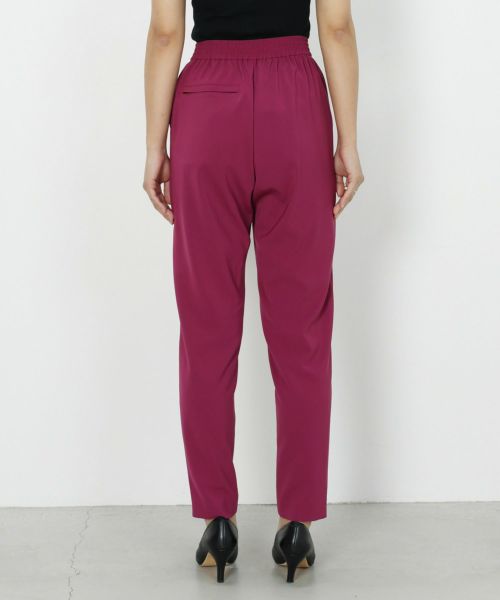 STRECH TAPERED PANTS-ストレッチテーパードパンツ-HYKE（ハイク