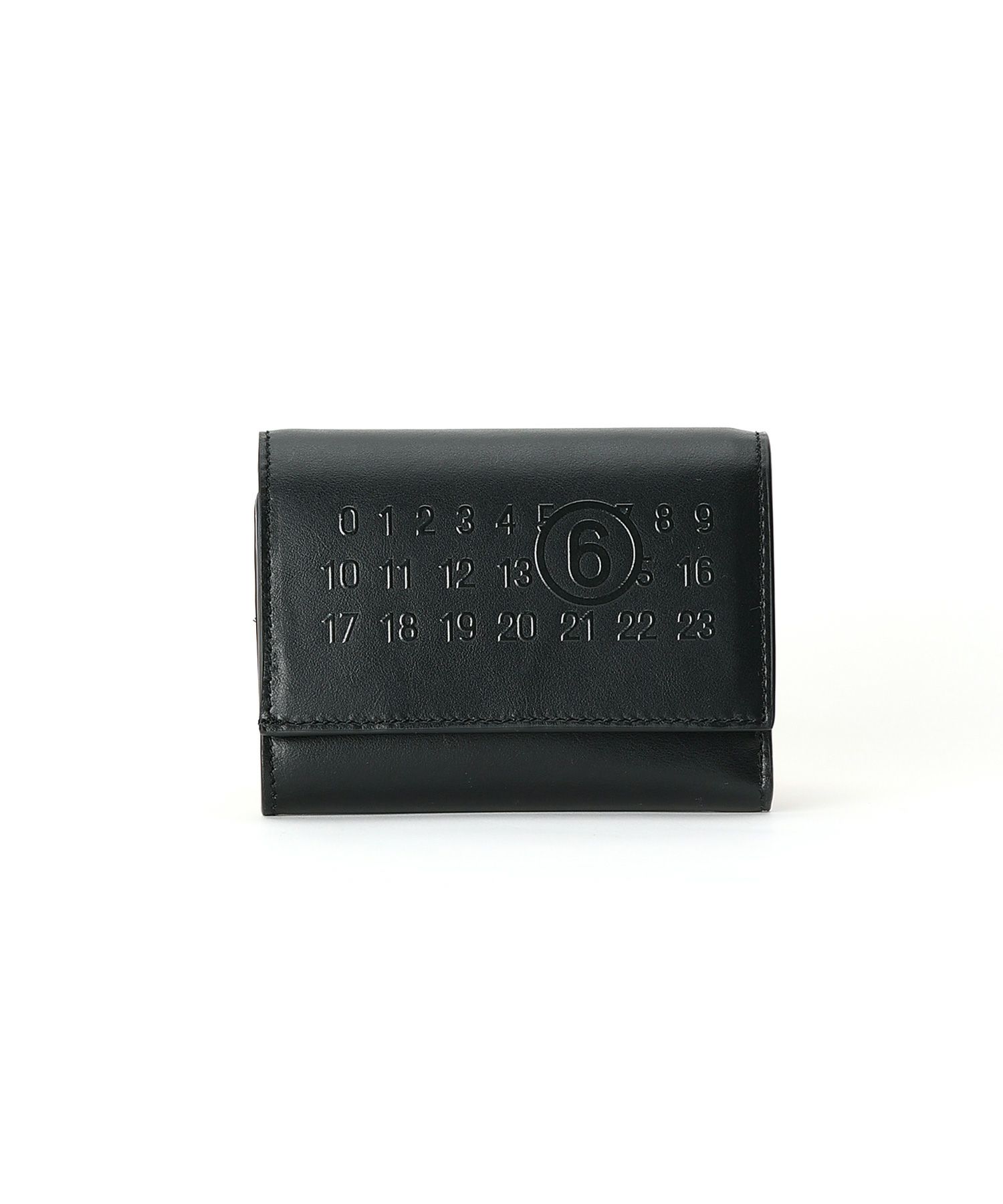 Maison Margiela MM6 三つ折り財布 ブラック セール】MM6 三つ折り財布 