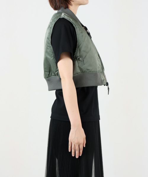 高評価！ HYKE TYPE MA-1 CROPPED TOP - レディース