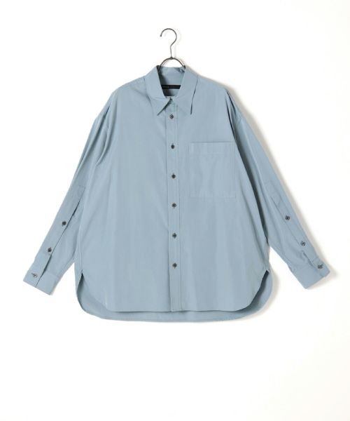 08sircus(08サーカス)】 Cotton polyester taffeta over shirt