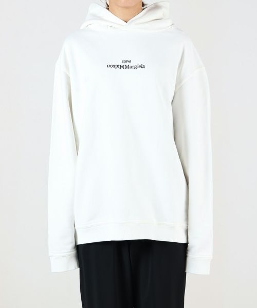 Maison Margiela★フード スウェットシャツ 新作【Maison Margiela】フード スウェットシャツ 全2色