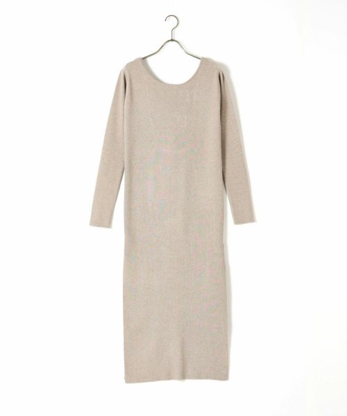 【LEINWANDE(ラインヴァンド)】 Belted Knit Dress