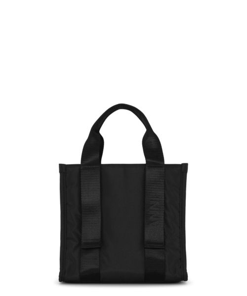 GANNI(ガニー)】 SMALL BLACK TECH TOTE｜PARIGOT ONLINE（パリゴ