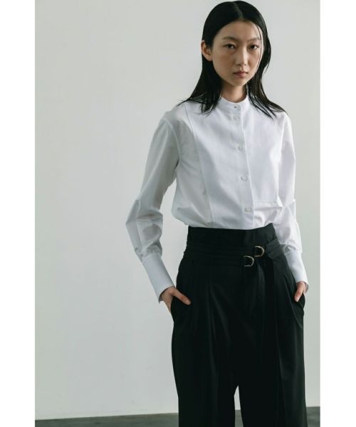 CINOH(チノ)】 DOUBLE BELT TWO TUCK PANTS｜PARIGOT ONLINE（パリゴ