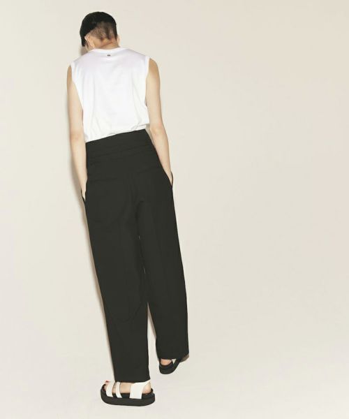 CINOH(チノ)】 DOUBLE BELT TWO TUCK PANTS｜PARIGOT ONLINE（パリゴ