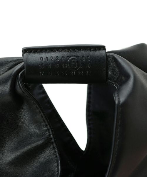 MM6 黒 ハンドバッグ クロスデザイン MM6 エムエムシックス マルジェラ JAPANESE CROSSBODY BAG