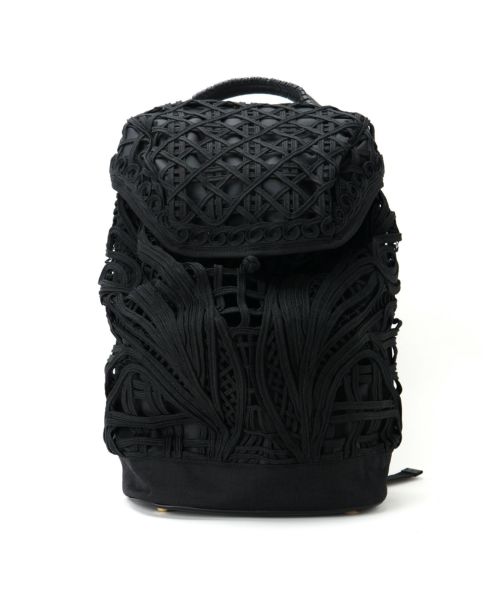 Mame Kurogouchi(マメ クロゴウチ)】 Cording Embroidery Backpack