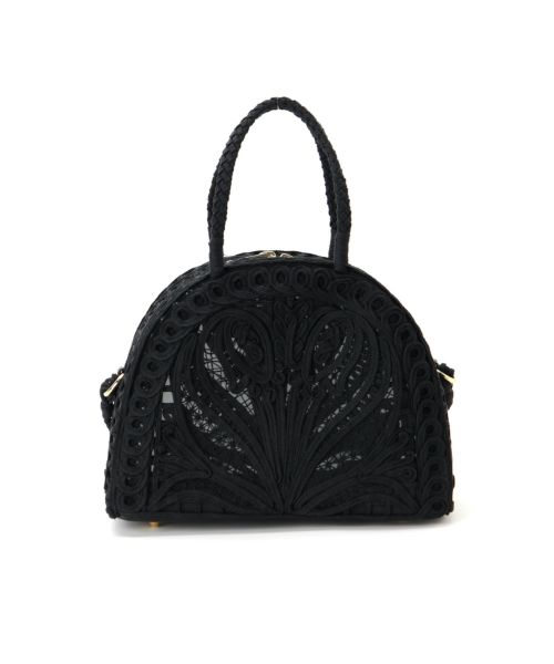 Mame Kurogouchi(マメ クロゴウチ)】 Cording Embroidery Demi Lune Handbag｜PARIGOT  ONLINE（パリゴオンライン）