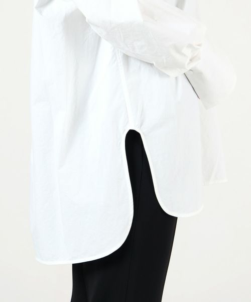 Mame Kurogouchi(マメ クロゴウチ)】 Nidom Cotton Oversized Shirt｜PARIGOT  ONLINE（パリゴオンライン）