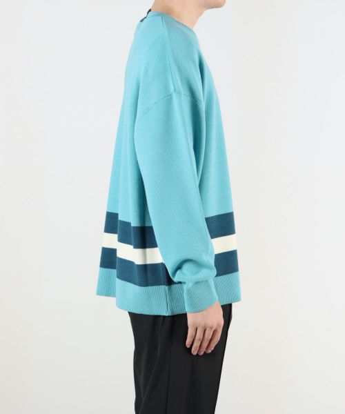 CULLNI(クルニ)】 Neck Zip Line Knit｜PARIGOT ONLINE（パリゴ