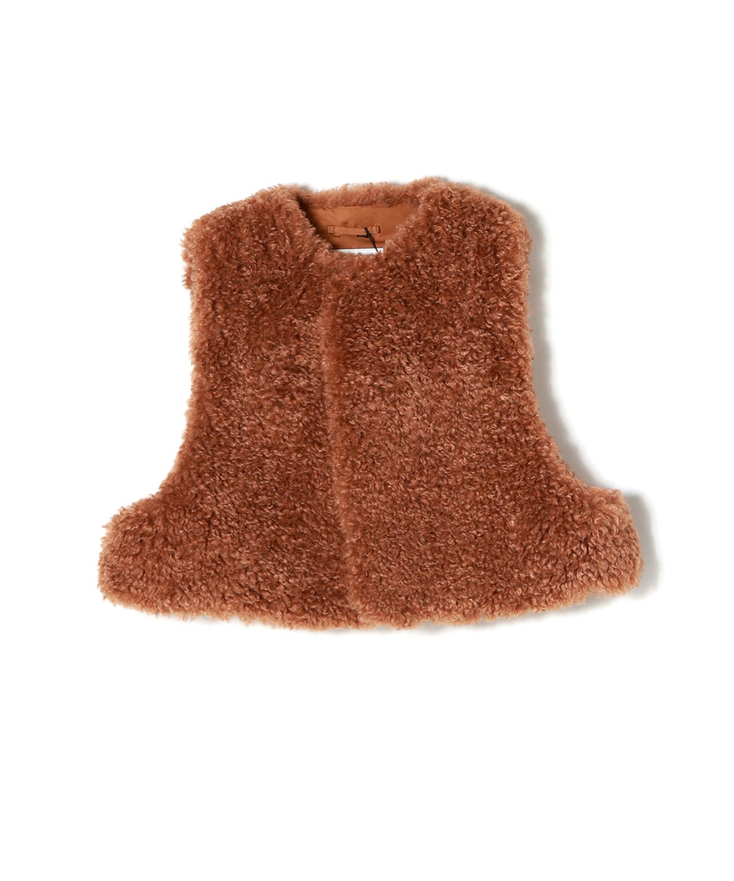 HYKE(ハイク)】FAUX SHEARLING CROPPED VEST｜PARIGOT ONLINE（パリゴ 