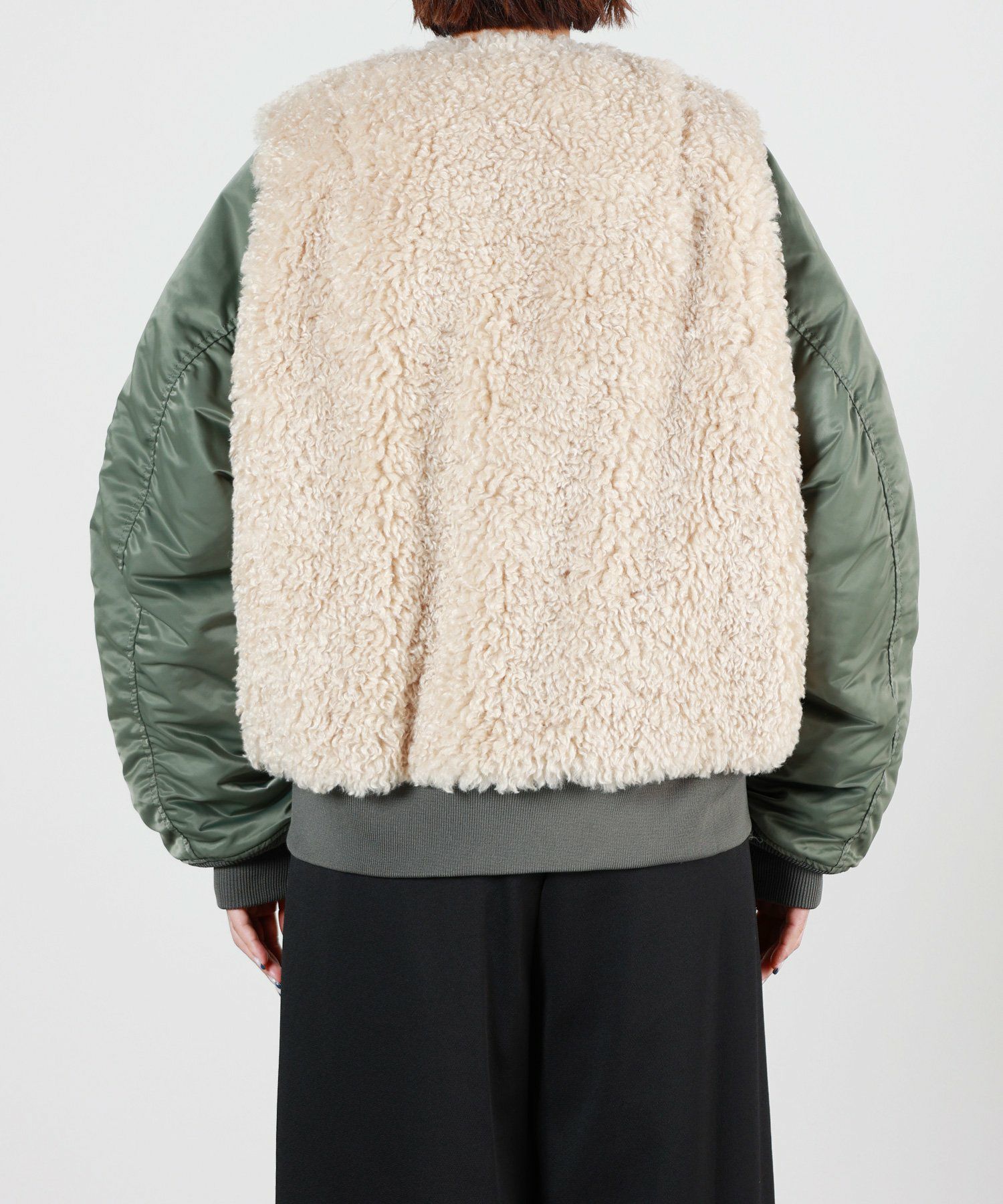 HYKE(ハイク)】FAUX SHEARLING TYPE MA-1｜PARIGOT ONLINE（パリゴ 