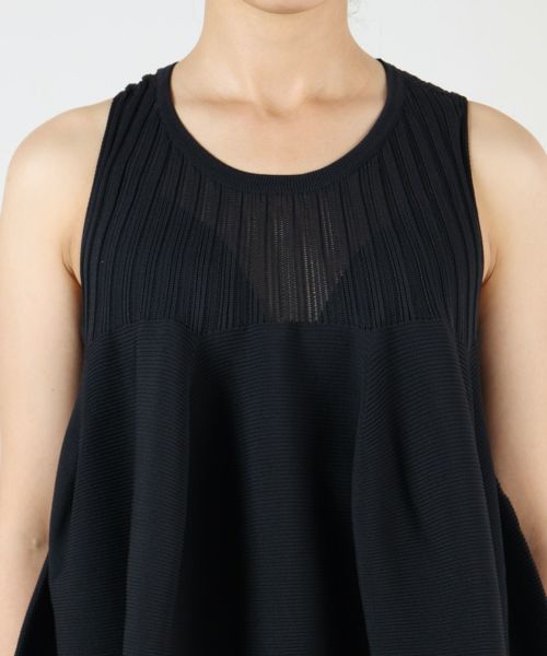 CFCL(シーエフシーエル)】 POTTERY SLEEVELESS BUST FLARE DRESS CFCL(シーエフシーエル)】 POTTERY SLEEVELESS BUST FLARE DRESS