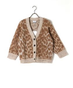 GANNI(ガニー)】 LEOPARD JACQUARD CARDIGAN｜PARIGOT ONLINE（パリゴ