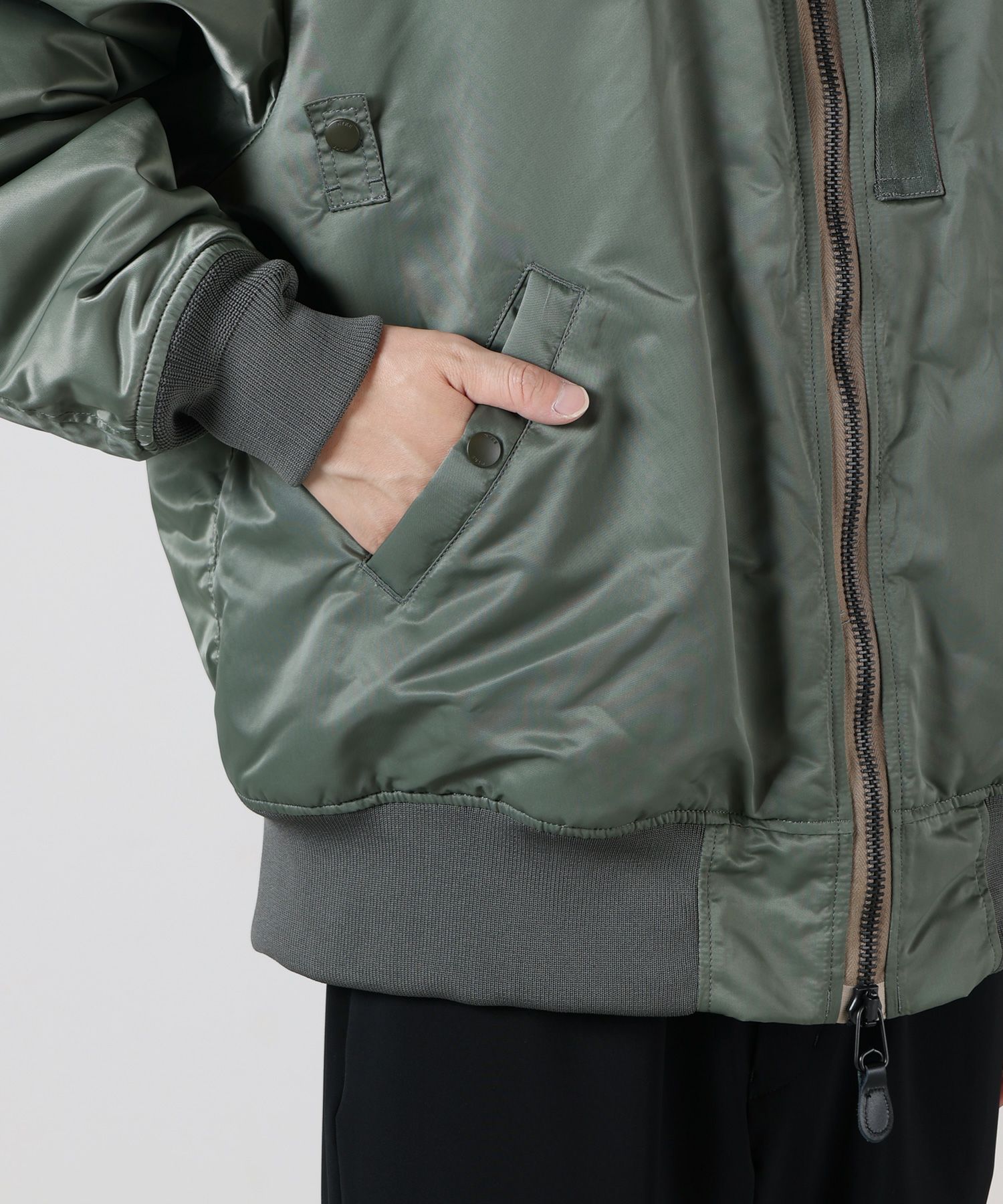 HYKE(ハイク)】≪Genderless≫TYPE MA-1 JACKET｜PARIGOT ONLINE 