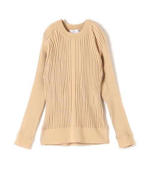 HYKE(ハイク)】 WIDE RIBBED SWEATER｜PARIGOT ONLINE（パリゴオンライン）