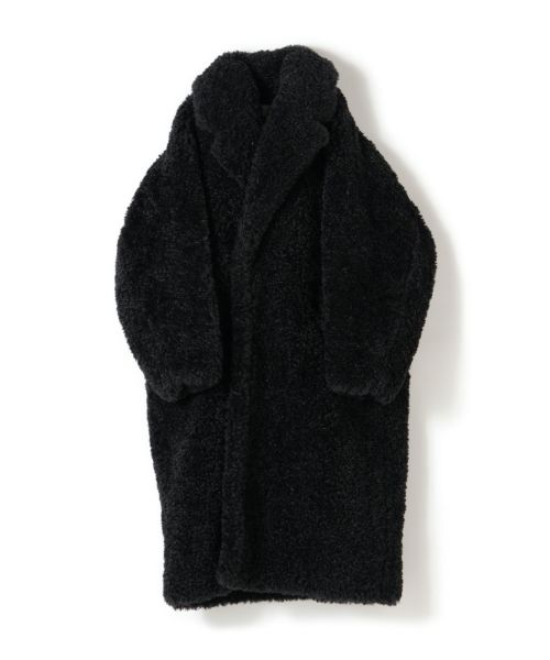 HYKE(ハイク)】 FAUX SHEARLING DOUBLE-BREASTED COAT｜PARIGOT ONLINE ...