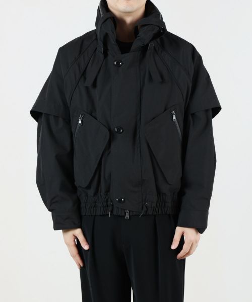 08sircus(08サーカス)】 High count weather short blouson (water