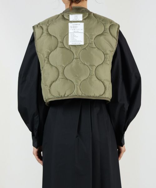 HYKE(ハイク)】 QUILTED CROPPED VEST｜PARIGOT ONLINE（パリゴ