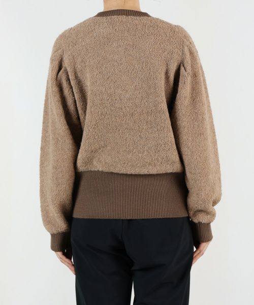 HYKE(ハイク)】 ALPACA SWEATER POWER SHOULDER｜PARIGOT ONLINE